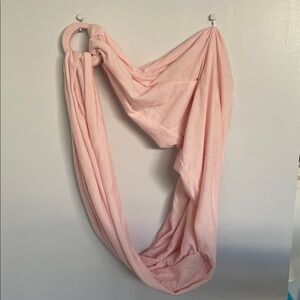 Boppy baby teething ring with infinity scarf